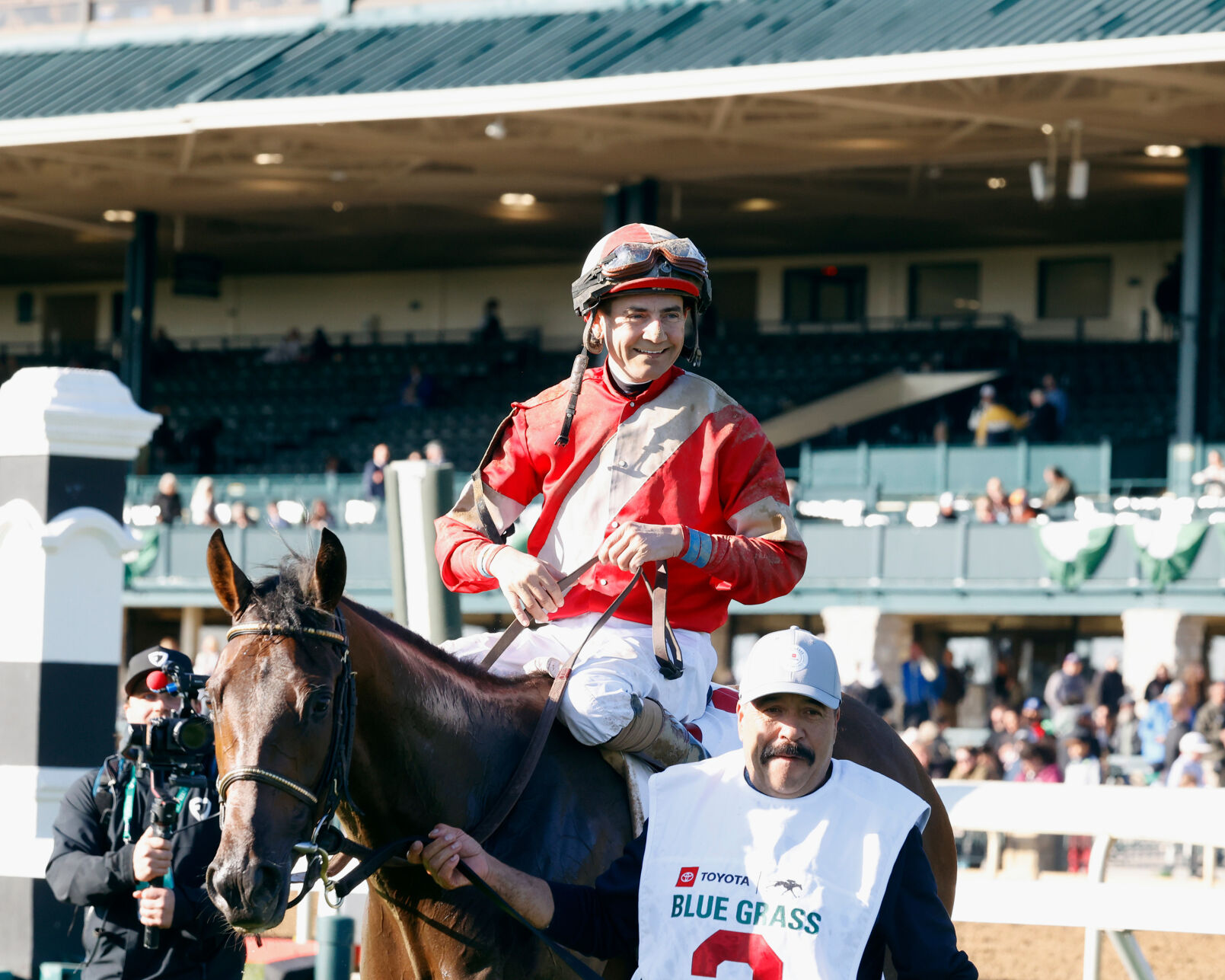 Burnham Square Jockey Brian Hernandez The Bluegrass 4-8-25 - Keeneland 1